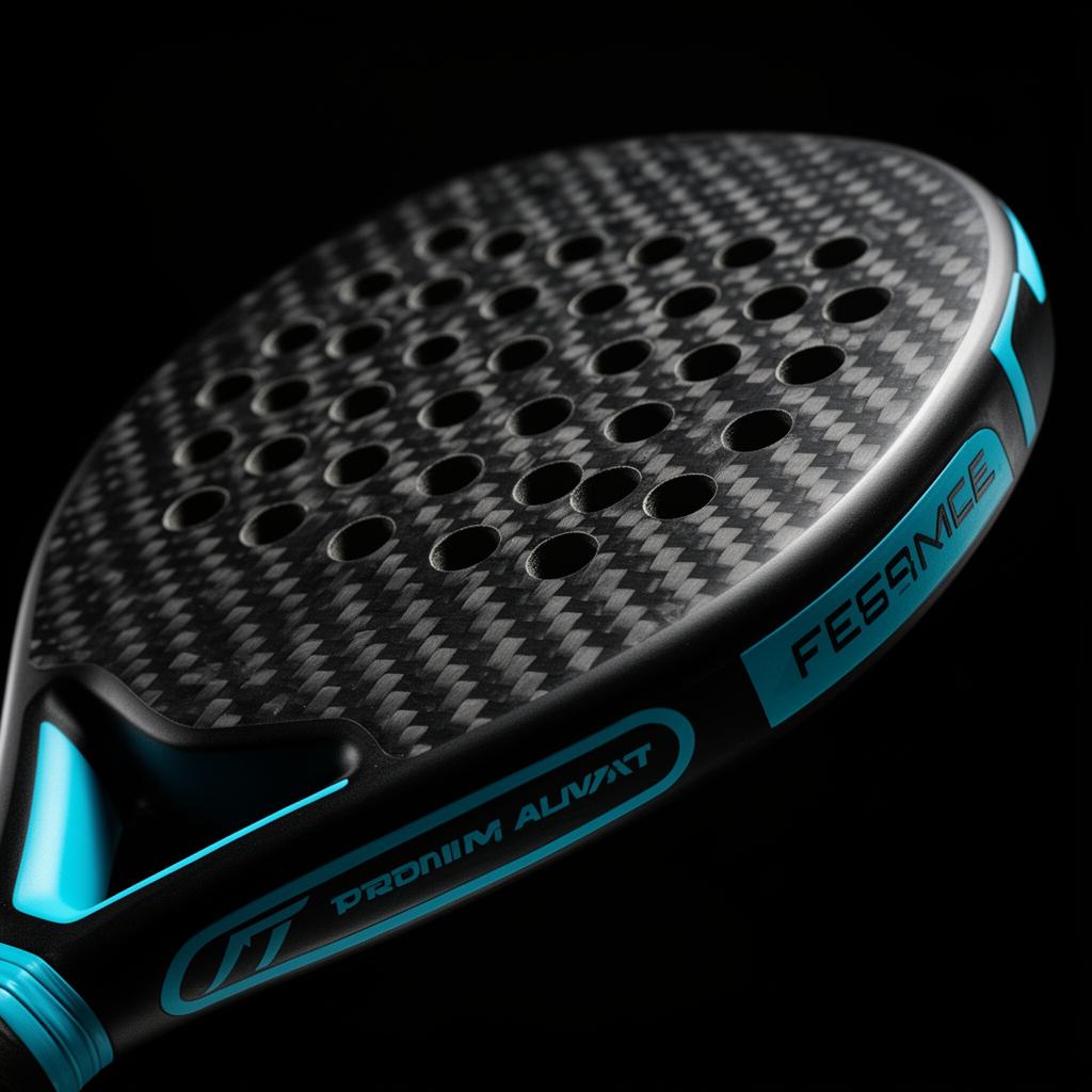 Professional carbon fiber padel racket